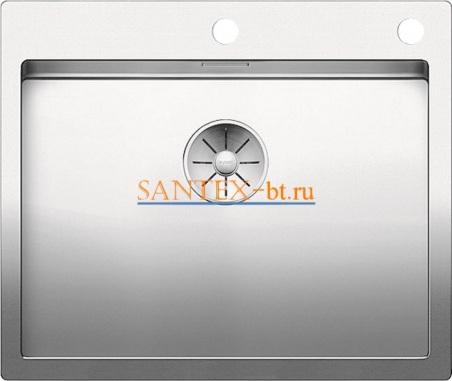 Мойка BLANCO CLARON 550-IF/А с клапаном-автоматом, нержавеющая сталь зеркальная полировка