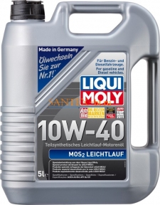 Моторное масло LIQUI MOLY MoS2 Leichtlauf 10W-40 5 л